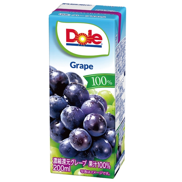 Dole100%パックジュース　グレープの商品画像2枚目