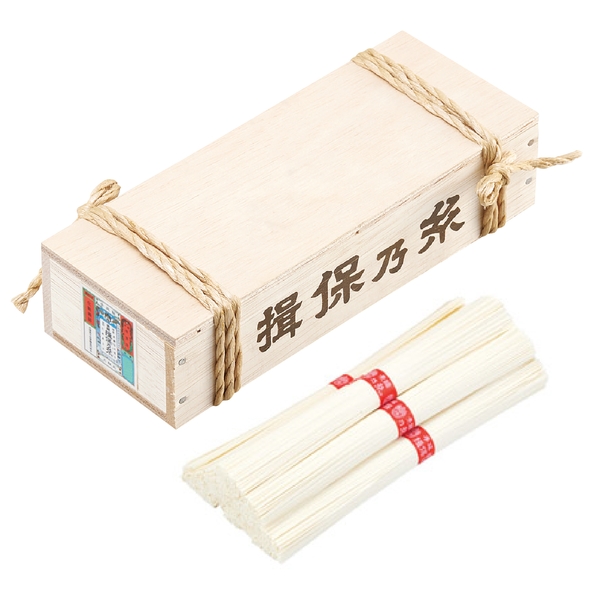 手延そうめん揖保乃糸上級品　ミニ木箱入6束の商品画像2枚目