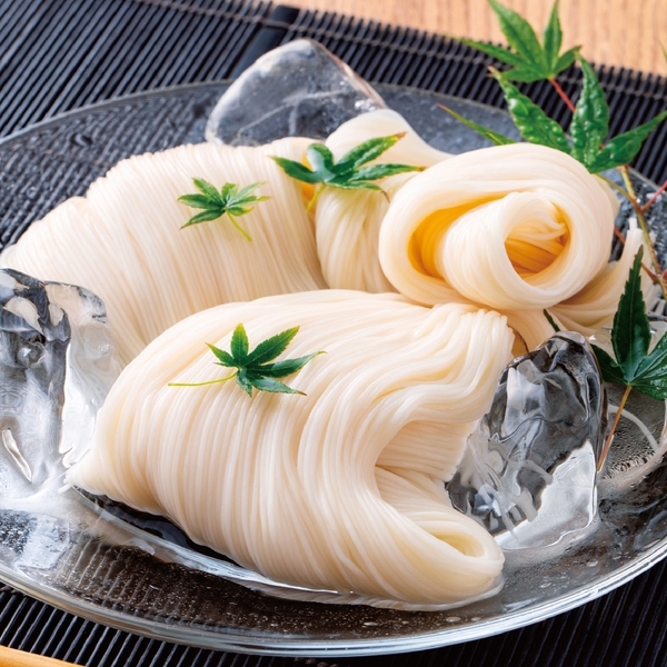 手延そうめん揖保乃糸上級品ミニ木箱入12束の商品画像3枚目