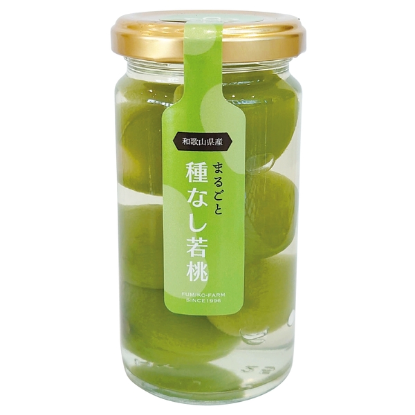 ふみこ農園　コンポートハーフ　まるごと種なし若桃の商品画像2枚目
