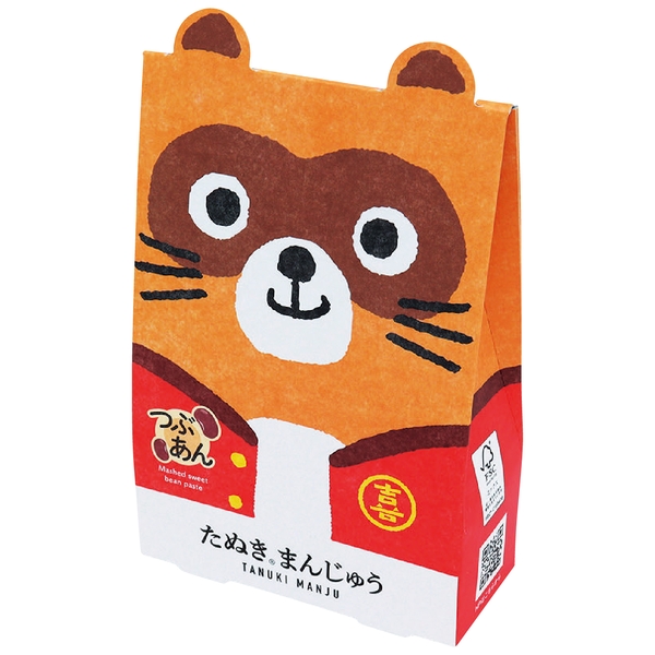 たぬき本舗　たぬきまんじゅう6個入の商品画像2枚目