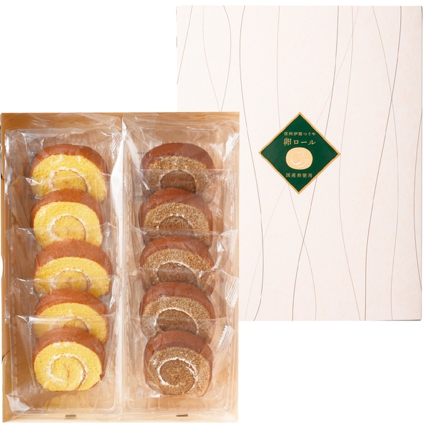 信州伊那つぐや　国産たまごのロールケーキ2本セットの商品画像2枚目